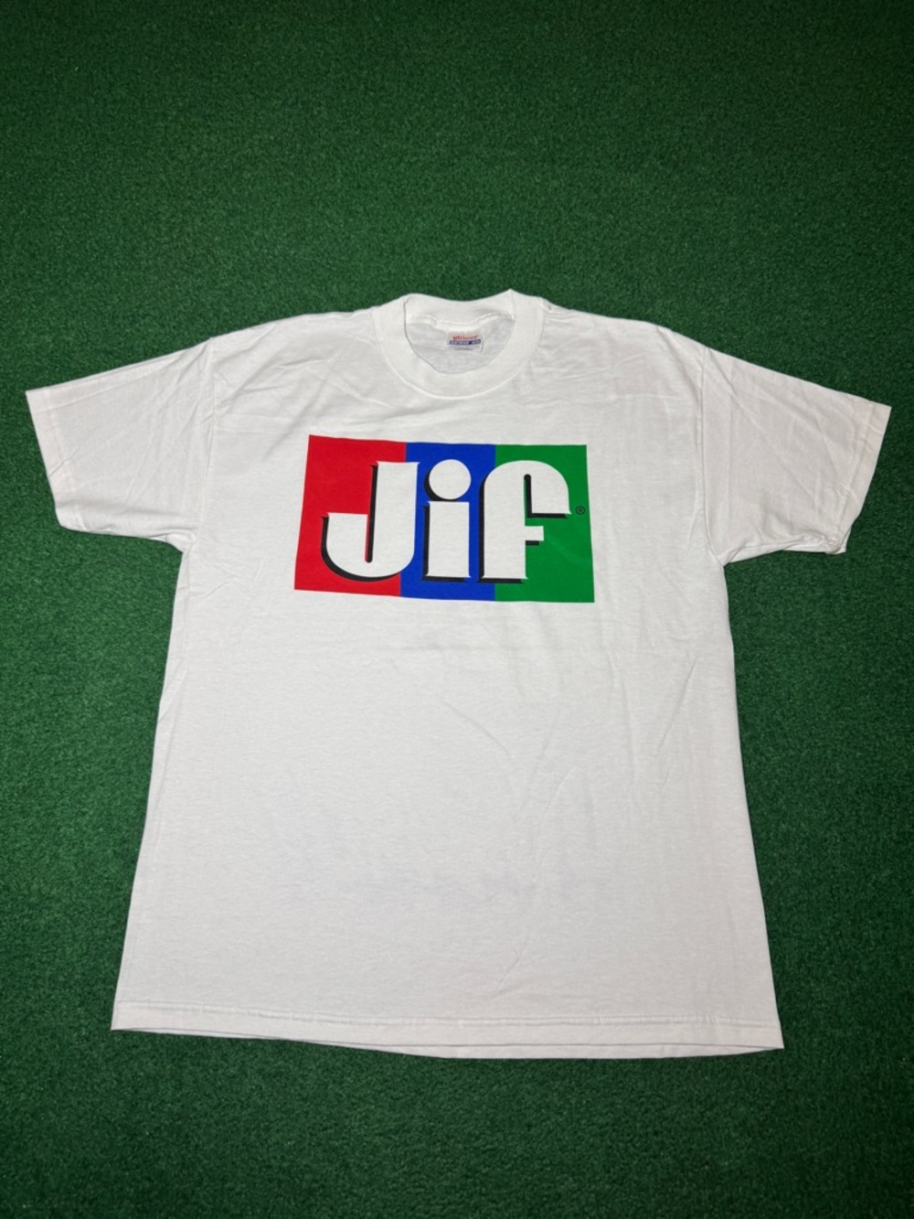 Vintage 90s Jif Peanut Butter T-shirt, Food Product Promo Reese’s Hipster Large
